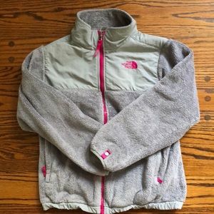 North Face Gray Fleece Zip-Up- XL (18)